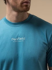 Синий - Penfield Mens Pocket Double Rib Crew T-Shirt - Image 5 of 6