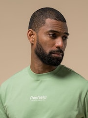 Зеленый - Penfield Mens Pocket Double Rib Crew T-Shirt - Image 2 of 5