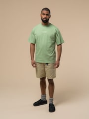 Зеленый - Penfield Mens Pocket Double Rib Crew T-Shirt - Image 3 of 5