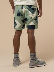 Penfield Green Mens Eldridge Print Packable Swim Shorts - Image 4 of 5