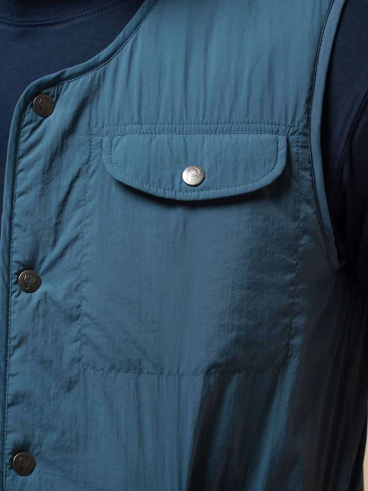 Penfield Blue Mens Cahoon Rochester Light Gilets - Image 5 of 6