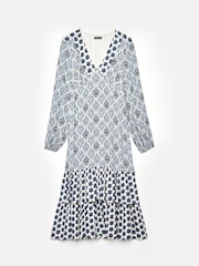 Mint Velvet Geo Mixed Print Midi Dress - صورة 7 من 9