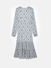Mint Velvet Geo Mixed Print Midi Dress - صورة 8 من 9