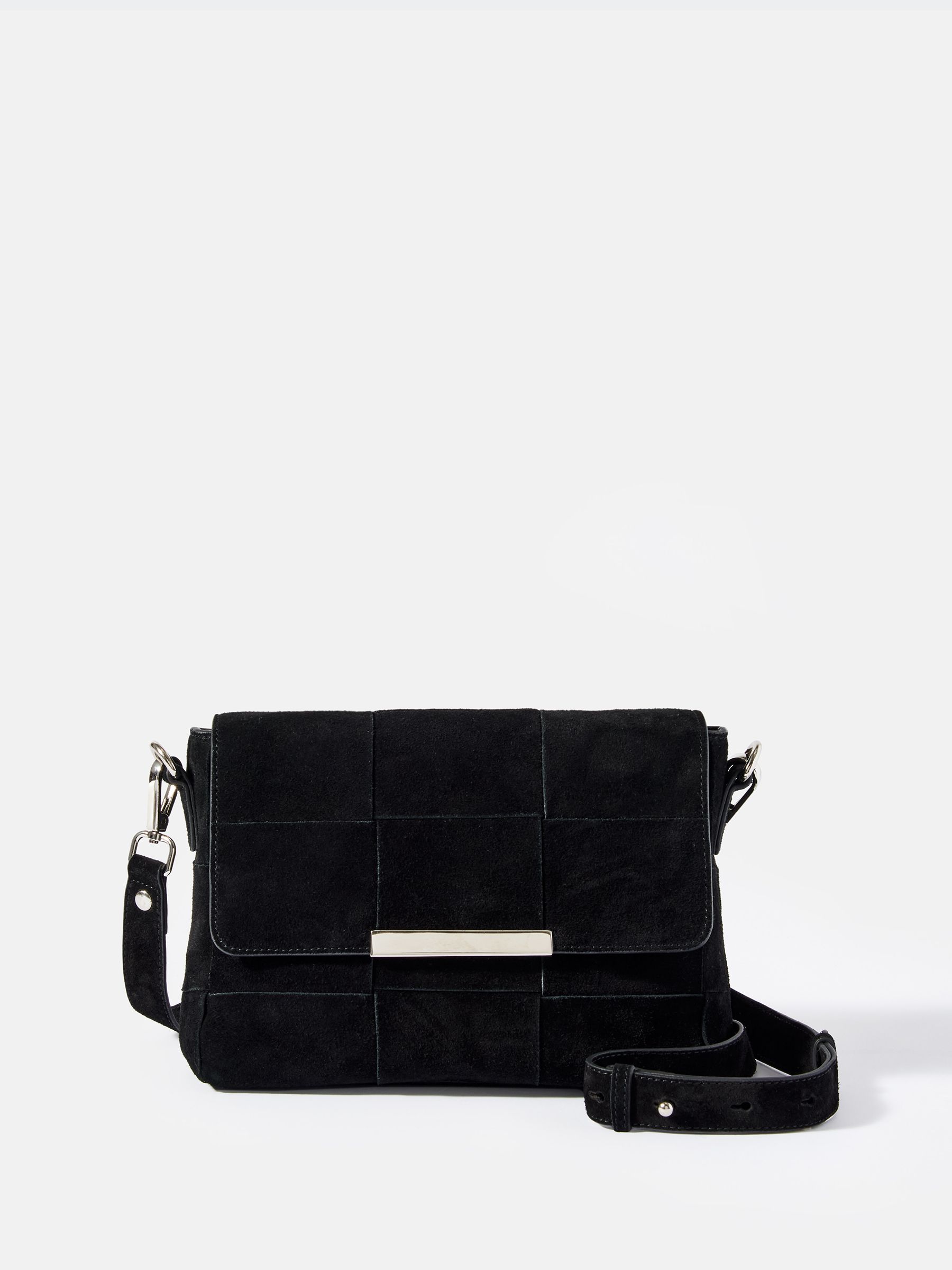 LaLaLa Buy Mint Velvet Black Lara Suede Cross-Body Bag from the Next UK