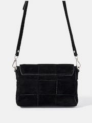 Mint Velvet Black Lara Woven Cross-Body Bag - Image 2 of 6