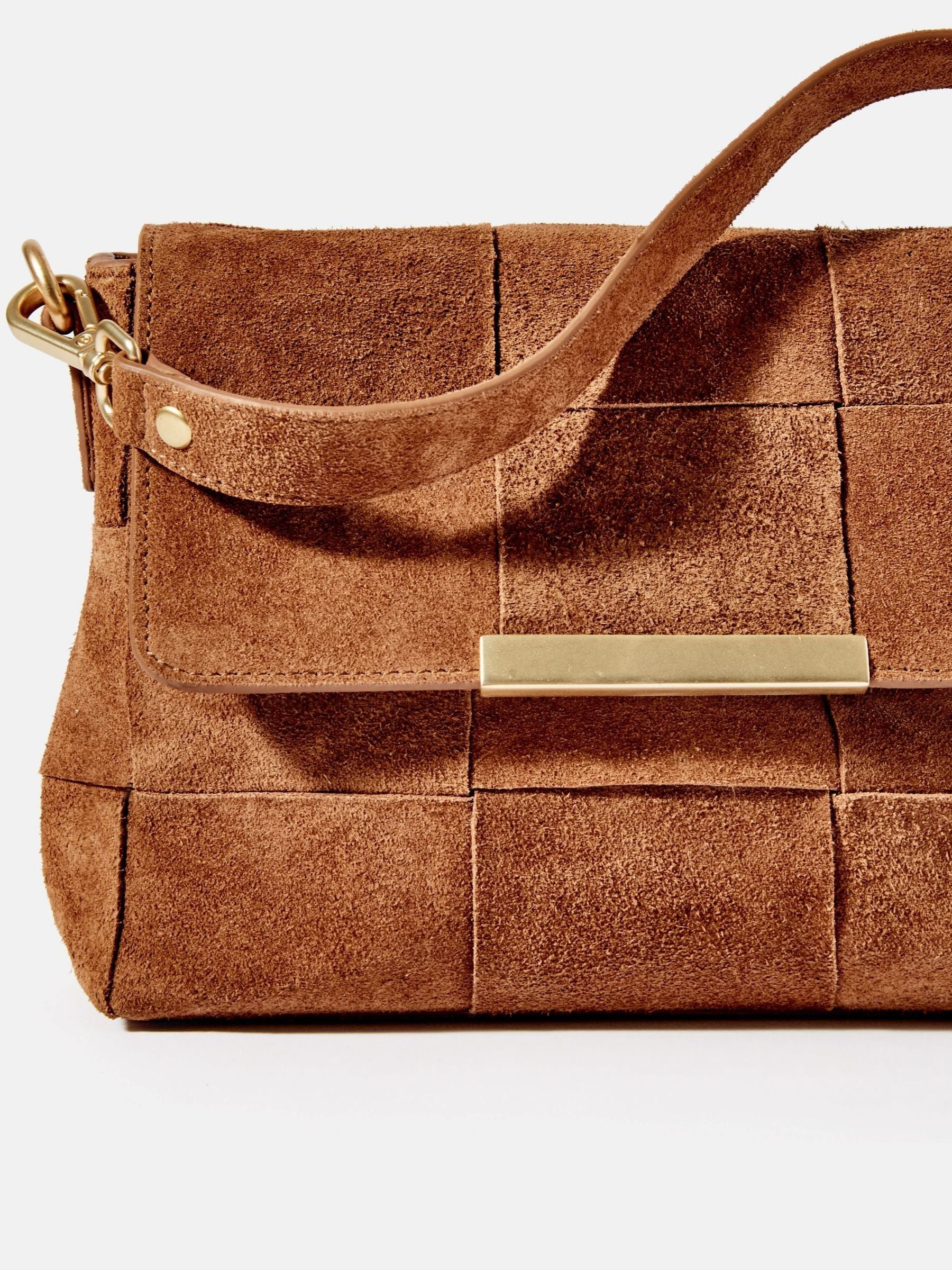 Buy Mint Velvet Brown Lara Suede Cross-Body Bag from Next USA
