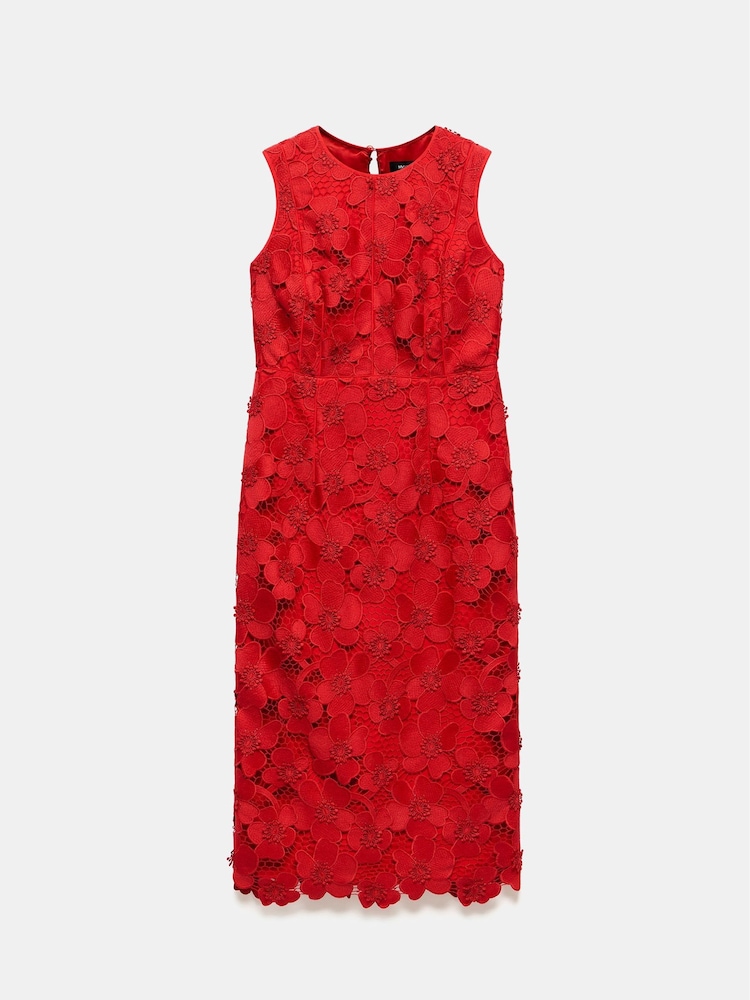 Buy Mint Velvet Red Floral Print Lace Midi Dress from Next Malta Buy Mint Velvet Red Floral Print Lace Midi Dress from Next Malta