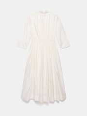 Mint Velvet White Twist Detail Midi Dress - Image 8 of 8