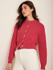 Mint Velvet Red Fitted Cardigan - Image 5 of 7