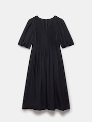 Mint Velvet Black Puff Sleeve Midi Dress - Image 6 of 8