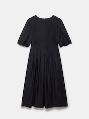 Mint Velvet Black Puff Sleeve Midi Dress - Image 7 of 8