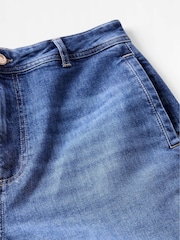 Mint Velvet Blue Wash Wide Jeans - Image 7 of 7