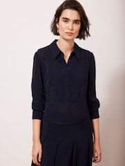 Mint Velvet Blue Western Detail Maxi Dress - Image 6 of 8