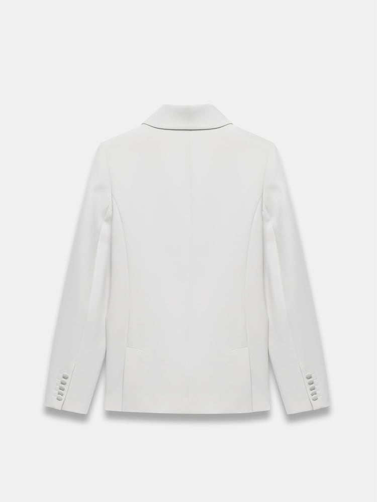 Mint Velvet Grey Tuxedo Blazer - Image 8 of 8 Mint Velvet Grey Tuxedo Blazer - Image 8 of 8