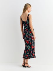 Rixo Black Claudia Rose Bondi Dress - Image 2 of 4
