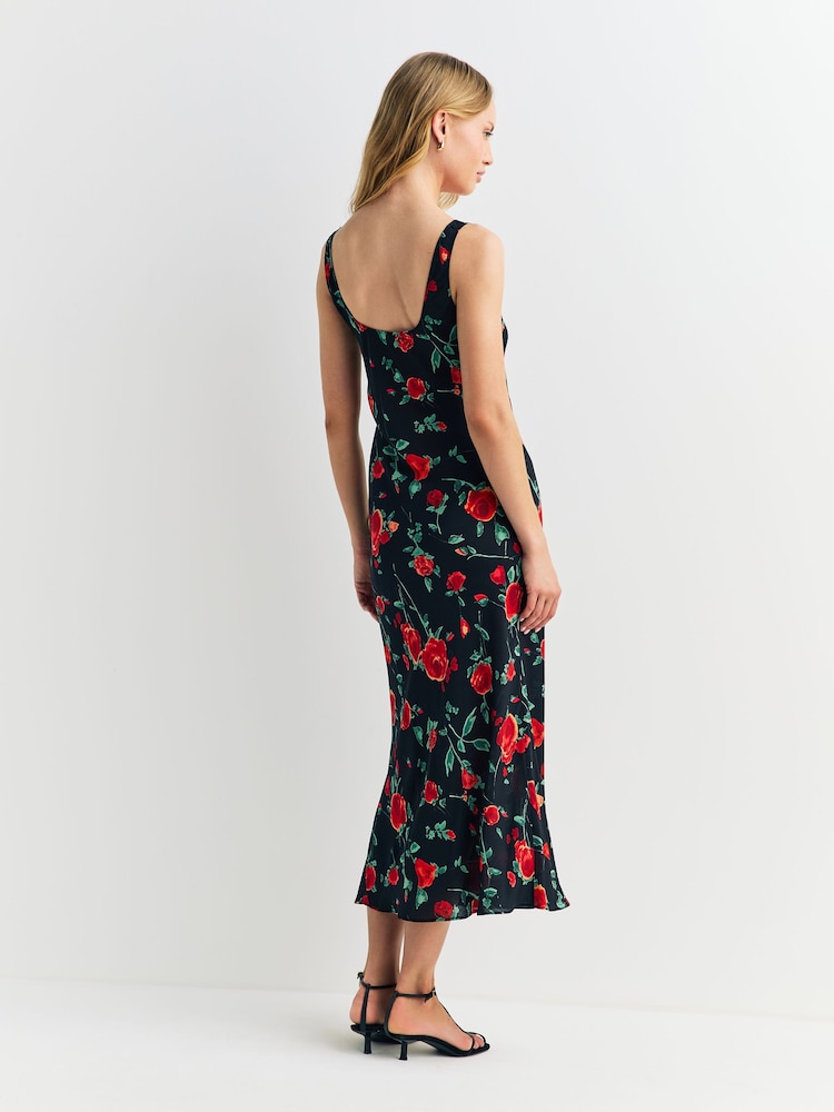 Rixo Black Claudia Rose Bondi Dress - Image 2 of 4