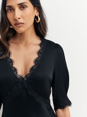 Rixo Black Annina Dress - Image 4 of 4
