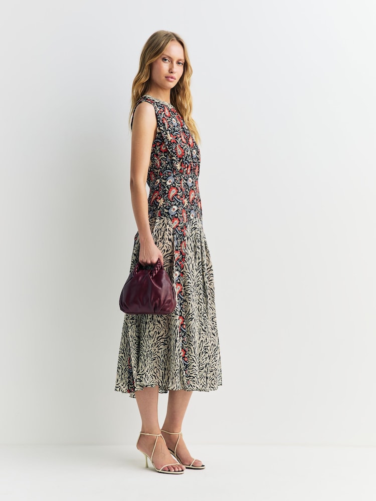 Rixo Black Leo Valverde Mix Coralie Dress - Image 2 of 4