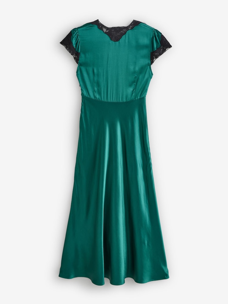 Rixo Green Amari Dress - Image 2 of 4