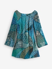 Rixo Blue Ibiza Night Ilse Dress - Image 1 of 4