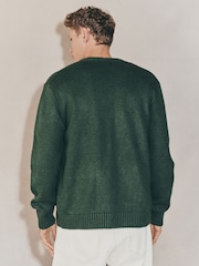 Green Regular Fit EDIT Cardigan - Image 4 of 5
