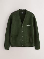 Green EDIT Regular Fit Cardigan - Image 6 of 8