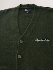 Green EDIT Regular Fit Cardigan - Image 8 of 8