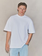 White Oversized Fit EDIT Heavyweight T-Shirt - Image 1 of 7