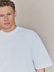 White Oversized Fit EDIT Heavyweight T-Shirt - Image 2 of 7