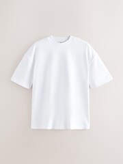 White Oversized Fit EDIT Heavyweight T-Shirt - Image 5 of 7