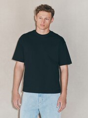 Black Boxy Fit EDIT Heavyweight T-Shirt - Image 1 of 7
