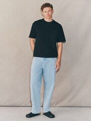 Black Boxy Fit EDIT Heavyweight T-Shirt - Image 2 of 7