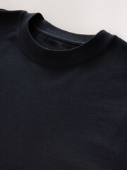 Black Boxy Fit EDIT Heavyweight T-Shirt - Image 6 of 7