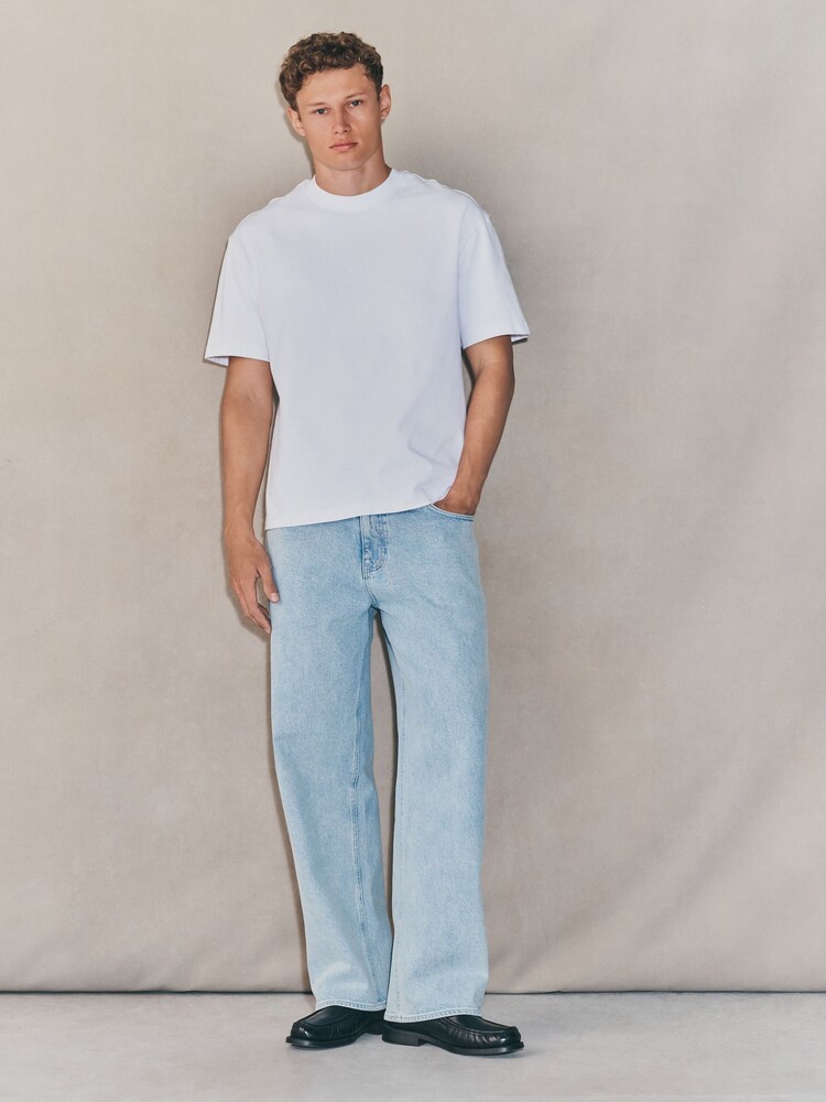 White Boxy Fit EDIT Heavyweight T-Shirt - Image 2 of 4