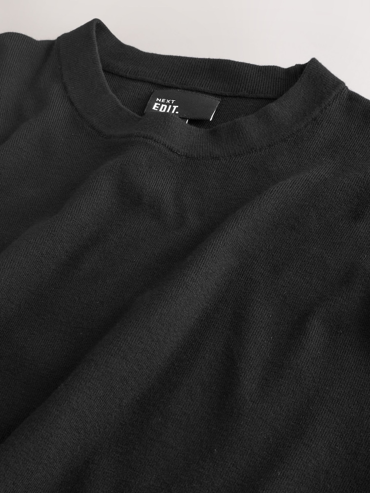 Grey EDIT Boxy Fit Knitted Jumper - Image 2 of 3