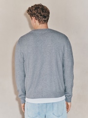 Cinza - Cardigan de malha - Imagem 3 de 5