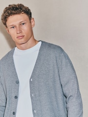 Cinza - Cardigan de malha - Imagem 5 de 5