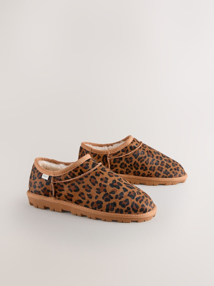 Animal - Faux Fur Short Slippers - Imagem 2 de 6