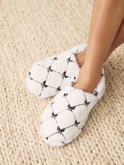 Pink Bow Borg Shoot Slippers - Image 1 of 7