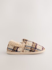 Verificação Ecru - Brushed Quilted Slippers - Imagem 4 de 8