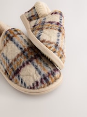 Verificação Ecru - Brushed Quilted Slippers - Imagem 5 de 8