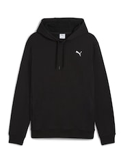 Puma Black Mens Tad Essentials French Terry Hoodie - Image 5 of 5