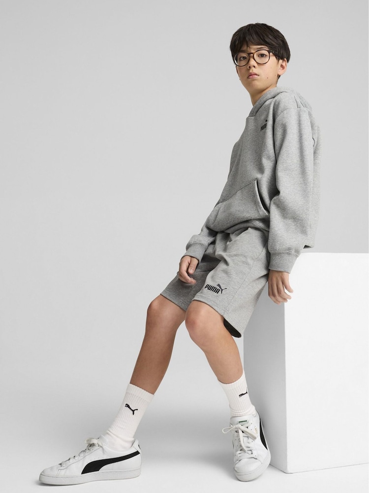Puma Grey Boys ESS No. 1 Logo Jersey Shorts - Image 1 of 3