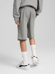 Puma Grey Boys ESS No. 1 Logo Jersey Shorts - Image 2 of 3