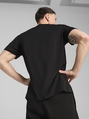 Puma Black Mens Tad Essentials Heather Cat T-Shirt - Image 5 of 5