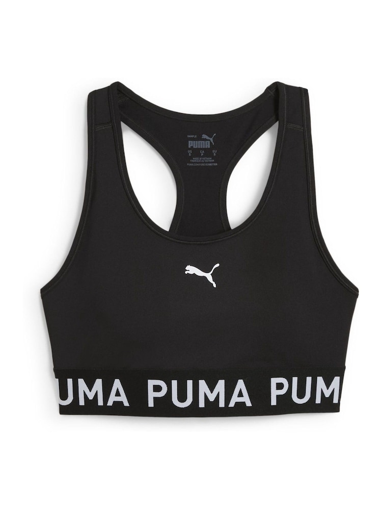 Preto - Sutiãs Puma Femininos 4mantém elástico - Imagem 5 de 5