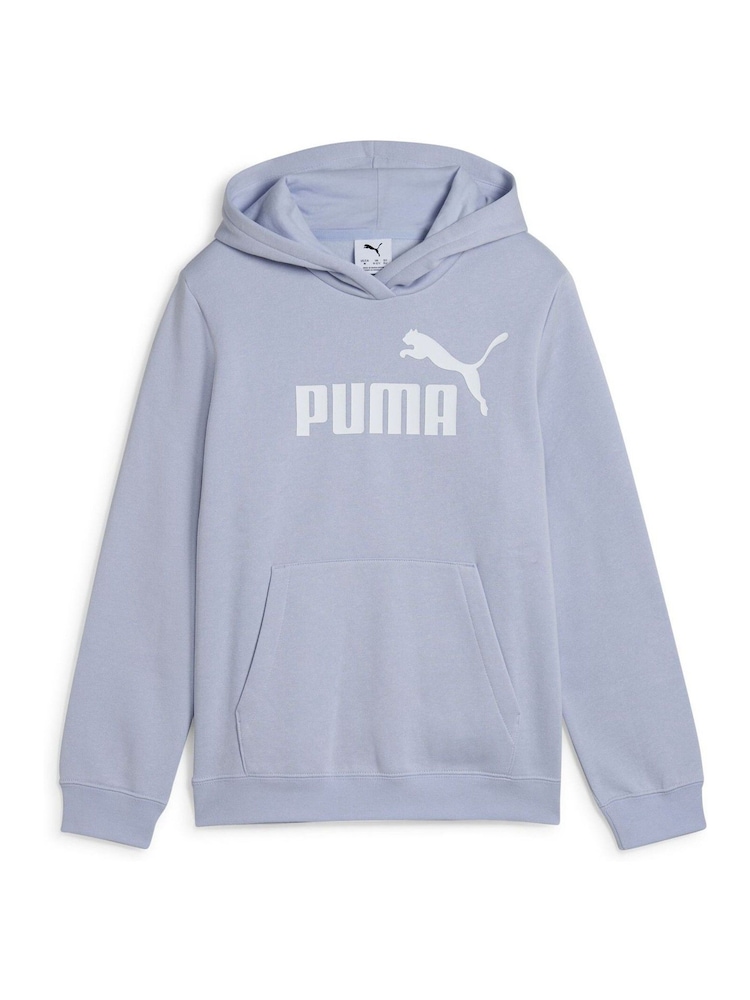 Puma Blue Boys ESS No. 1 Logo Fleece Hoodie - Image 2 of 3