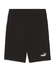 Puma Black Boys ESS No. 1 Logo Jersey Shorts - Image 2 of 3