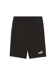 Puma Black ESS No. 1 Logo Jersey Shorts - Image 4 of 5