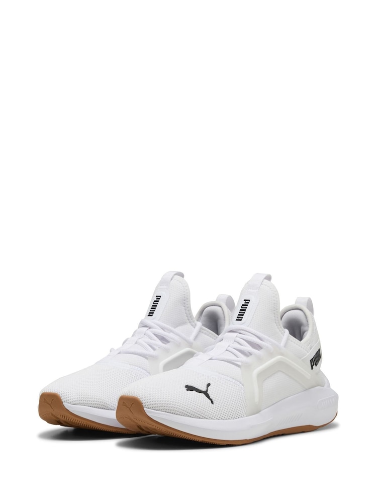 Puma White Mens Softride Enzo 5 Running Shoes - Image 3 of 6